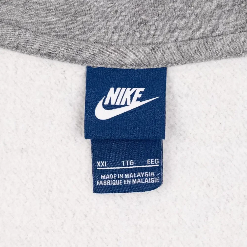 Nike Duke Blue Devils Pullover Logo Hoodie Men's XXL Kangaroo Pocket 80% Cotton